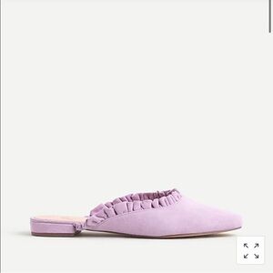 J. Crew Carolyn Mules lavender/pink